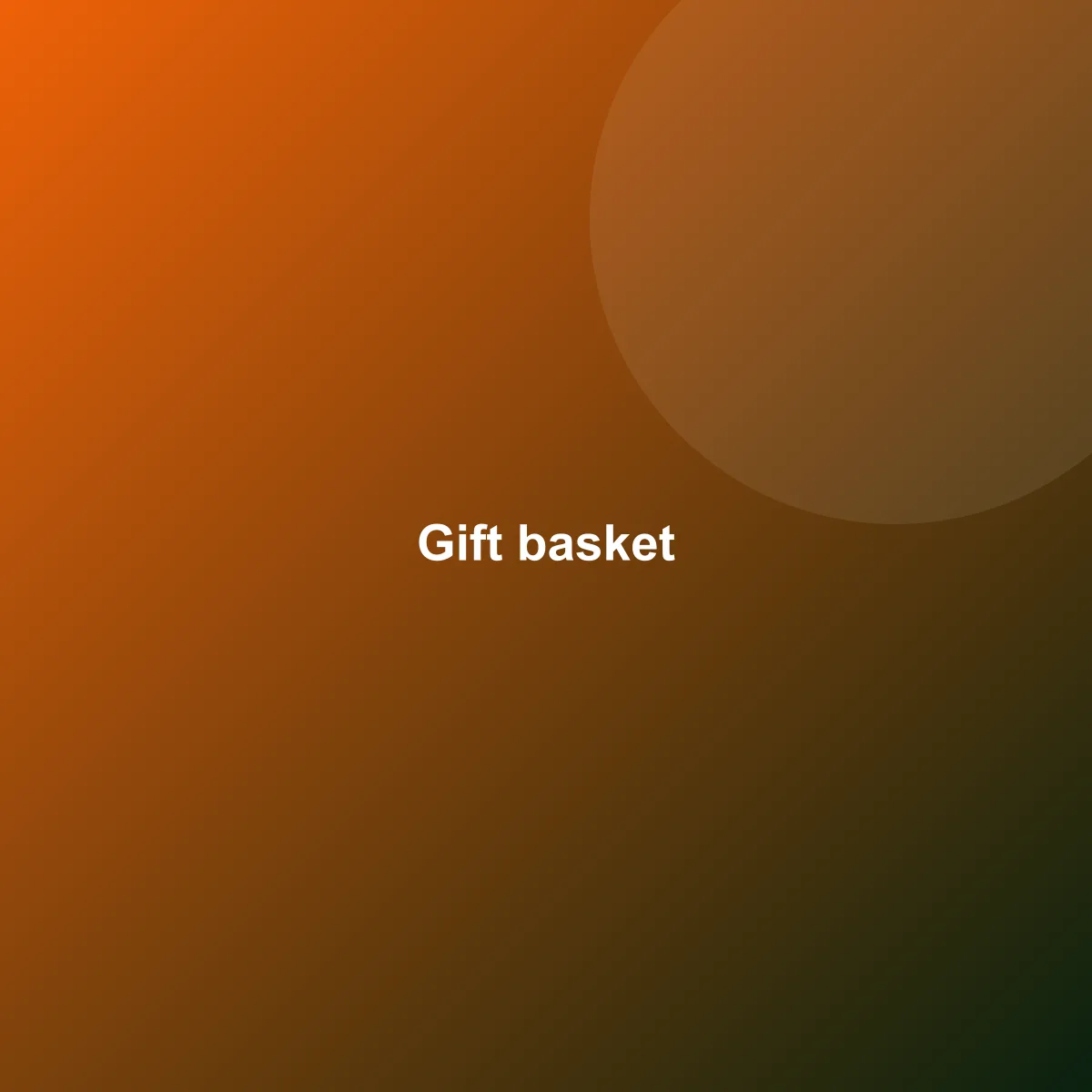 Hand-woven gift basket