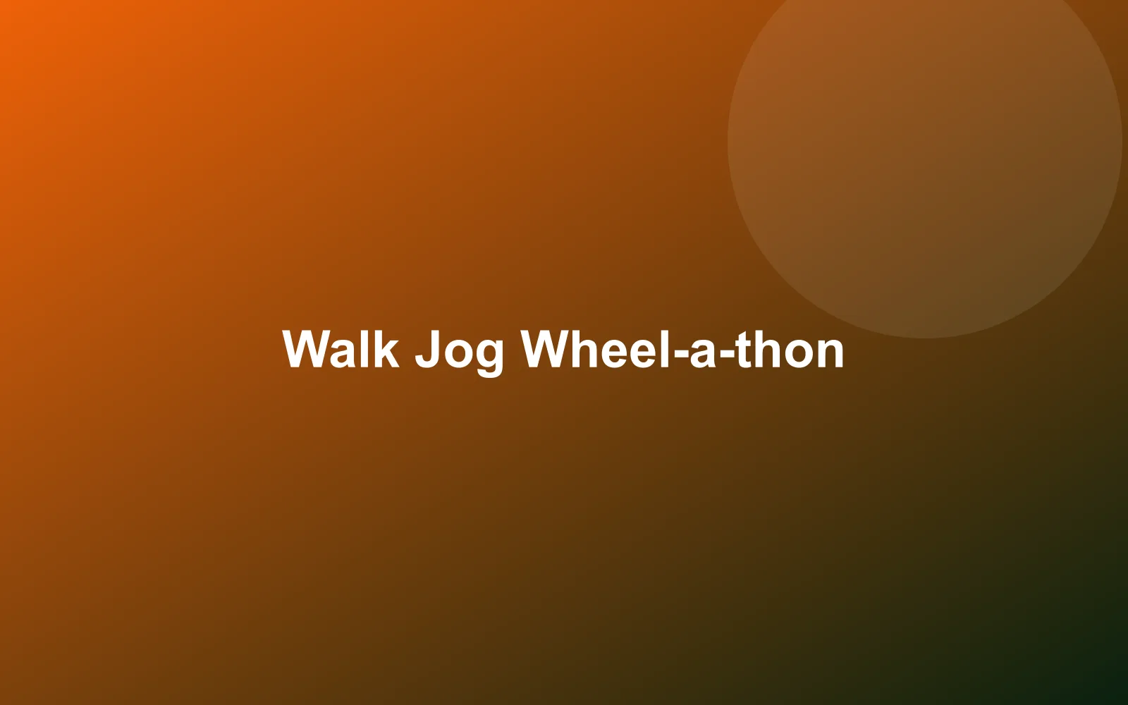 Charity Walk, Jog & Wheel-a-thon raises a record sum